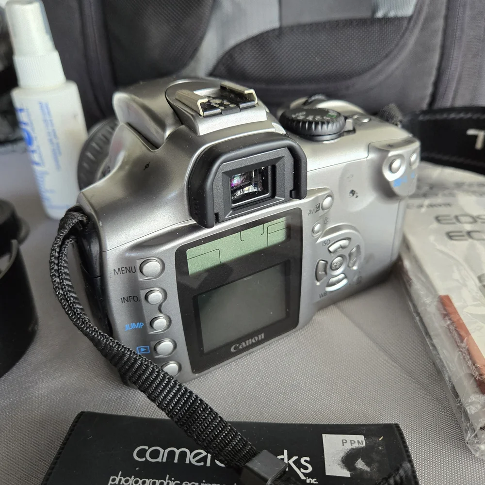 Canon EOS Digital Rebel DS6041 300D DSLR Camera w/35-80mm Lens NoCharger Bundle